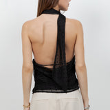 Sleeveless Polka Dot Tank