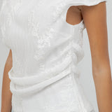 Embroidered Off Shoulder Blouse