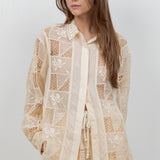 Embroidered Button Down Shirt