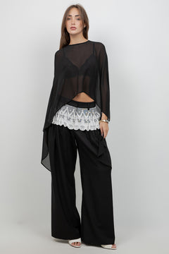 Soft Woven Layer Cape
