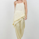 Lace & Woven Combo Top