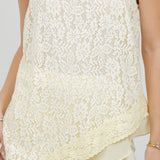 Lace & Woven Combo Top