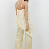Lace & Woven Combo Top