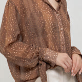 Soft Woven Button Down Top