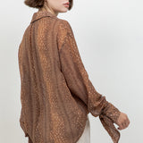 Soft Woven Button Down Top