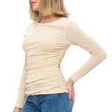 Long Sleeve Ruched Top