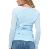 Long Sleeve Ruched Top