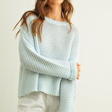 Round Neck Sweater Top
