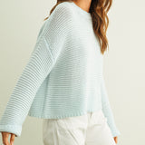 Round Neck Sweater Top