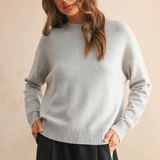 Solid Crewneck Sweater