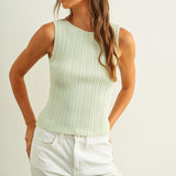 Ribbed Knitted Top