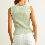 Ribbed Knitted Top