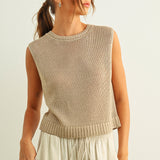 Sleeveless Knit Top