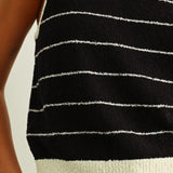 Pinstripe Knit Top