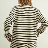 Textured Stripe Fabric Top