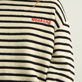 Textured Stripe Fabric Top