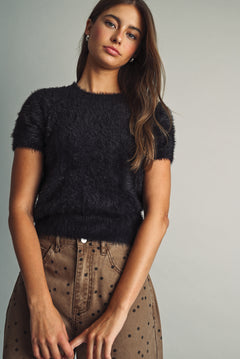 Faux Fur Sweater