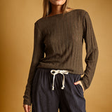 Round Neck Knit Top