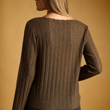 Round Neck Knit Top