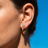 One Stone Earring