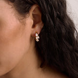 Diamond Detail Hug Earrings