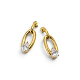 Stone Detail Drop Earring