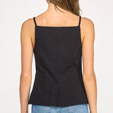 Halter Neck Sleeveless Top