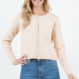 Speckled Button Down Cardigan