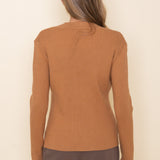 Cardigan With Scallop Neckline
