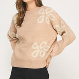 Floral Embroidered Sweater