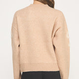 Floral Embroidered Sweater