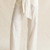 Elastic Waist Print Pants
