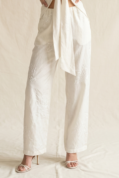 Elastic Waist Print Pants
