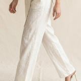 Elastic Waist Print Pants