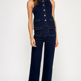 High Waist Wide Leg Jean