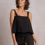 Cropped Flowy Tank Top