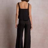 Cropped Flowy Tank Top