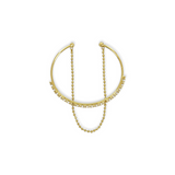 Double Layered CZ Cuff Bracelet