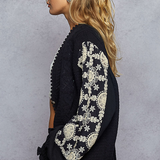 Cardigan With Crochet Sleeve
