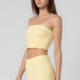 Tube Top And Skirt Set