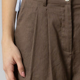 Linen Pleated Short