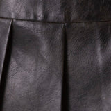 Faux Leather Mini Skirt