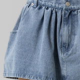 Low Waisted Denim Skirt