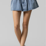 Low Waisted Denim Skirt