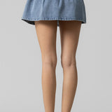 Low Waisted Denim Skirt