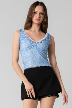 Lace Mini Skirt