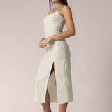 Textured Glitter Cami Dress