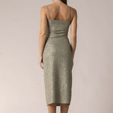 Textured Glitter Cami Dress