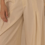 Gathered Wide Leg Pant