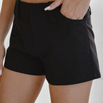 Low Rise Shorts - black, womens shorts collection